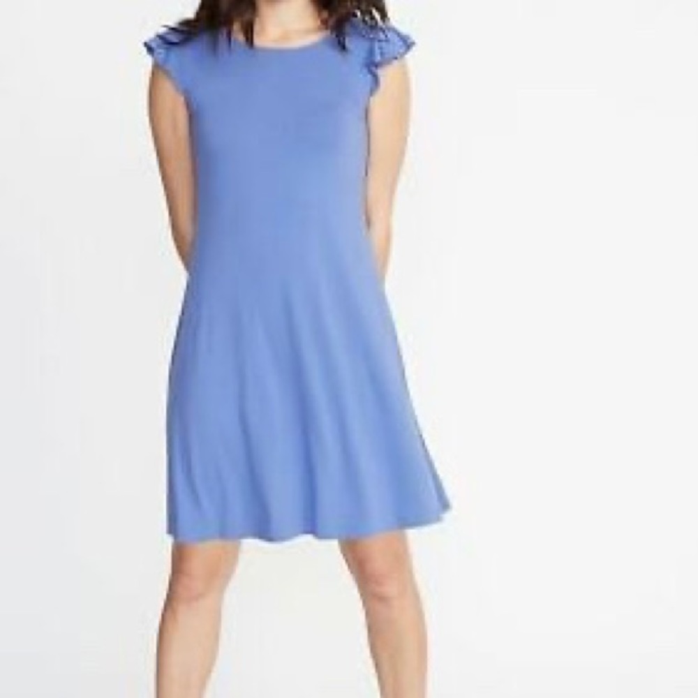 Old Navy Blue Swing Dress